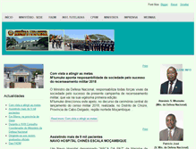 Tablet Screenshot of mdn.gov.mz